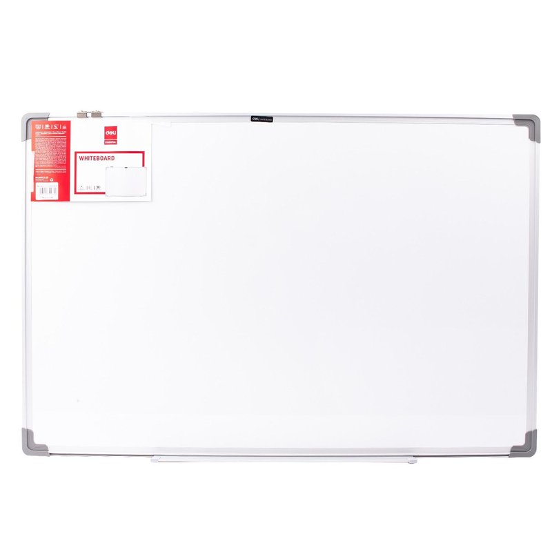 DELI Pizarra magnetica 45x60cm con bandeja portarrotuladores