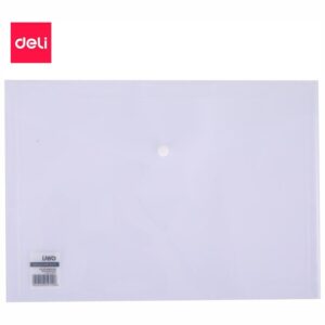 DELI Sobre con broche Deli PP 300 micras A4 transparente