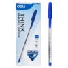 DELI boligrafo Think punta redonda 1,0mm azul