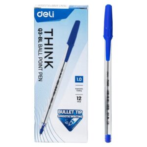 DELI boligrafo Think punta redonda 1,0mm azul