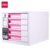 DELI modulo 5 cajones Rio ABS magenta