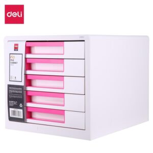 DELI modulo 5 cajones Rio ABS magenta