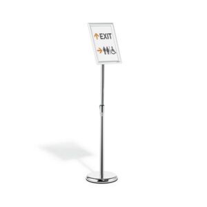 DURABLE Atril de suelo con marco expositor de aluminio A3