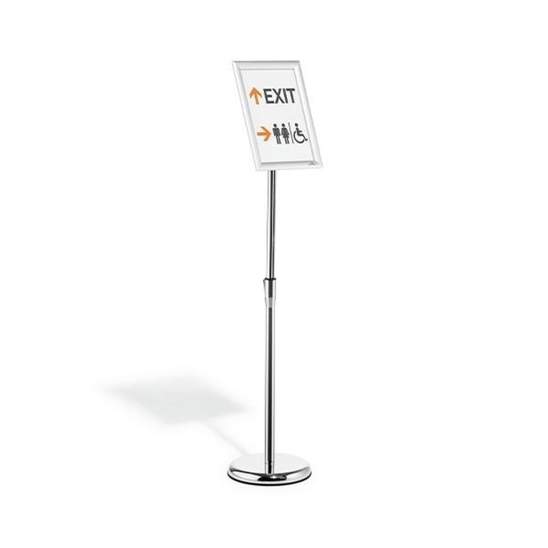 DURABLE Atril de suelo con marco expositor de aluminio A3