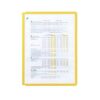 DURABLE C.5 fundas Durable clasificadores Sherpa A4 transparentes marco amarillo
