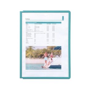 DURABLE C.5 fundas clasificadores Sherpa A4 transparentes marco verde