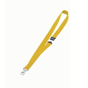 DURABLE Paq.10 cintas portanombres con cierre seguridad 44cm amarillo