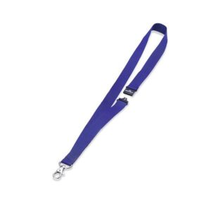 DURABLE Paq.10 cintas portanombres con cierre seguridad 44cm azul oscuro