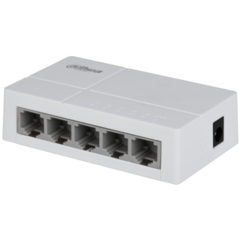 Dahua Technology PoE DH-SF1005L switch No administrado Fast Ethernet (10/100) Energía sobre Ethernet (PoE) Escritorio Gris claro