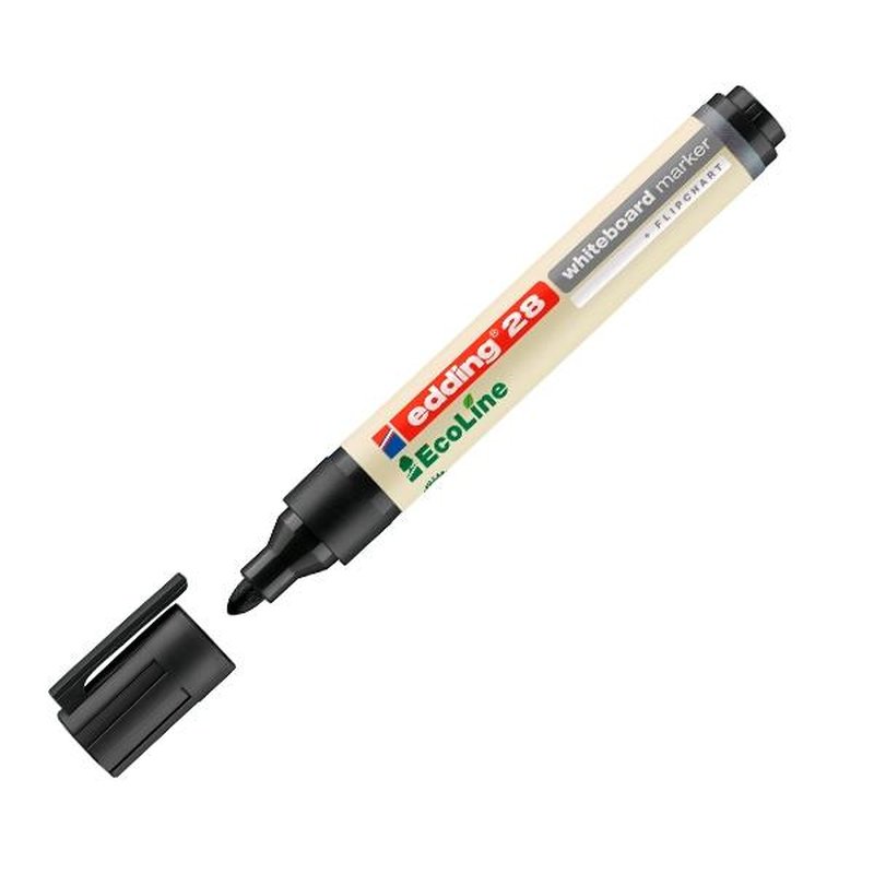 EDDING Marcador para pizarra blanca ecoline 28 punta redonda 1,5-3mm negro