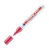 EDDING Marcador permanente 750 tinta opaca punta conica trazo 2-4mm rojo
