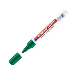 EDDING Marcador tiza liquida 4095 punta conica trazo 2-3mm verde