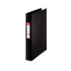 ESSELTE Carpeta PVC 2 anillas 25mm folio negro