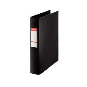 ESSELTE Carpeta PVC 2 anillas 40mm folio negro