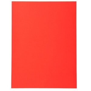 EXACOMPTA Paq.100 subcarpetas Forever 220g rojo