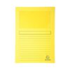 EXACOMPTA Paq.25 subcarpetas con ventana 120g 22x31cm amarillo