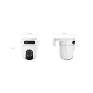 EZVIZ H9c Dual 3K Almohadilla Cámara de seguridad IP Exterior 2880 x 1620 Pixeles Techo/Pared/Poste