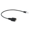 Equip 147944 cable de audio 0,25 m RJ-9 2 x 3.5mm Negro