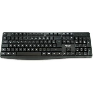 Equip 245211 teclado USB QWERTY Español Negro