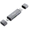 Equip 245460 lector de tarjeta USB 3.2 Gen 1 (3.1 Gen 1) Type-A/Type-C Gris