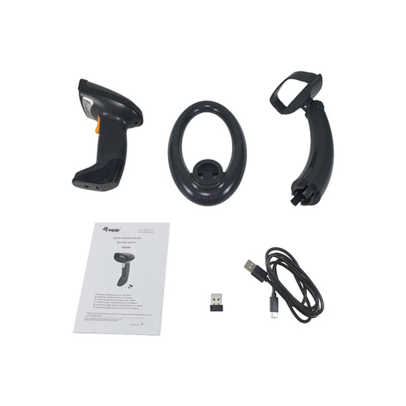 Equip 351029 lector de código de barras Lector de códigos de barras portátil 1D/2D CMOS Negro Equip 351029 lector de código de barras Lector de códigos de barras portátil 1D/2D CMOS Negro - Imagen 7
