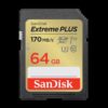 Extreme PLUS 64GB SDXC 170MB/s UHS-I C10