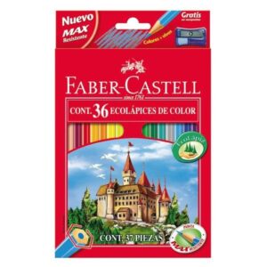 FABER-CASTELL C.36 LAPICES COLORES SURTIDOS