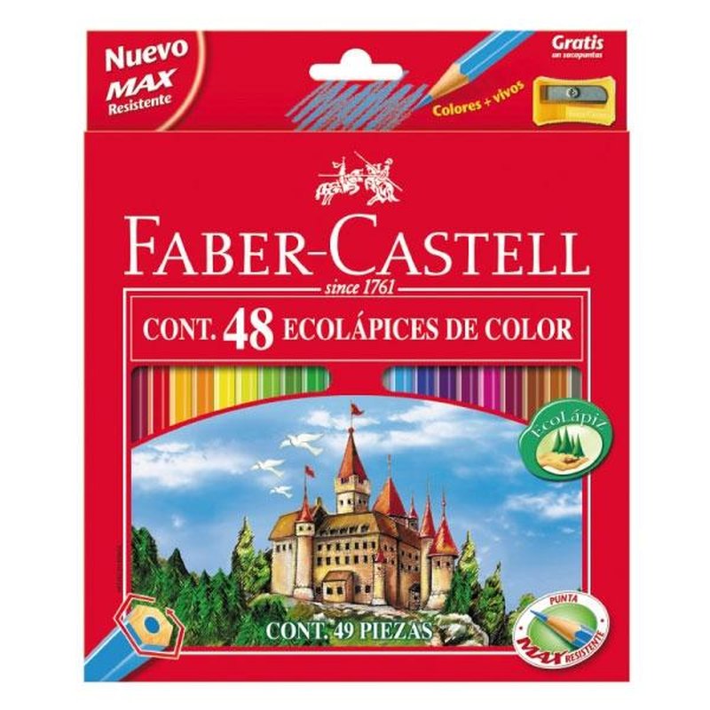 FABER-CASTELL C.48 LAPICES COLORES SURTIDOS