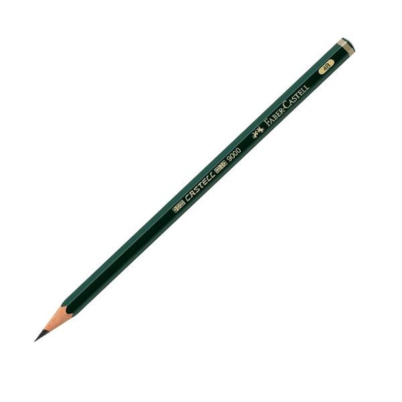 FABER-CASTELL Lapiz grafito Faber-Castell 9000 4B FABER-CASTELL Lapiz grafito Faber-Castell 9000 4B