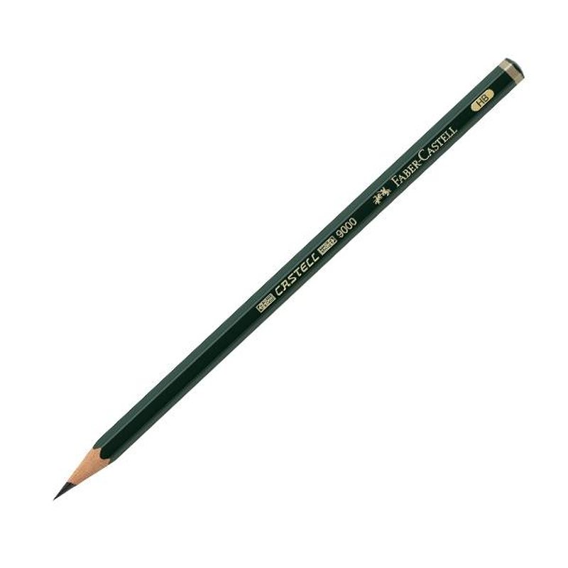 FABER-CASTELL Lapiz grafito Faber-Castell 9000 HB FABER-CASTELL Lapiz grafito Faber-Castell 9000 HB