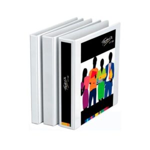 FABRISA Carpeta canguro 4 anillas mixtas 16mm blanco