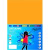FABRISA Pack de 50 Cartulina 180gr A3 naranja azafran FABRISA Pack de 50 Cartulina 180gr A3 naranja azafran