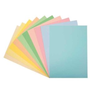 FABRISA Paq.250h papel color 80g A4 surtidos suaves