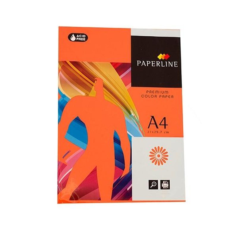 FABRISA Paq.500h papel color 80g A4 naranja azafran FABRISA Paq.500h papel color 80g A4 naranja azafran