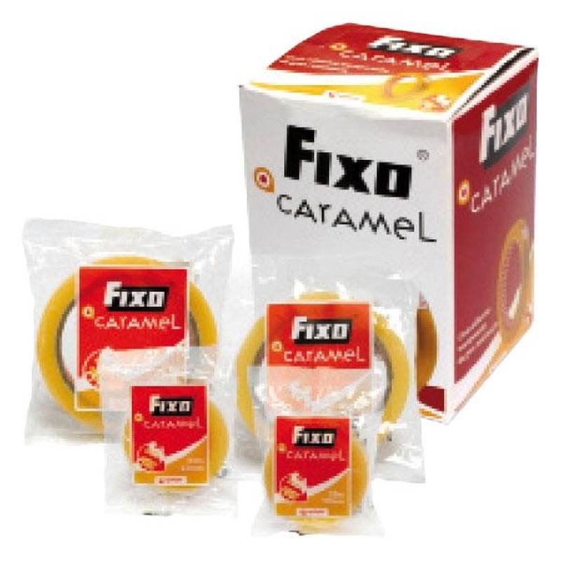 FIXO B.cinta adhesiva caramel 12mmx33m transparente FIXO B.cinta adhesiva caramel 12mmx33m transparente
