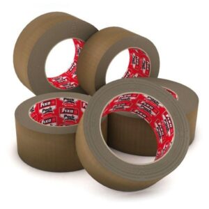 FIXO Paq.6 rollos precinto PP hotmelt 48mmx66m habana