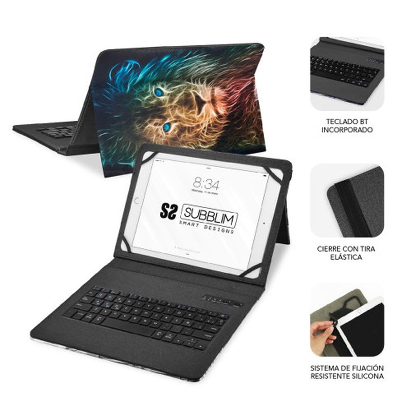 FUNDA TABLET SUBBLIM KEYTAB PRO 11" + TECLADO BLUETOOTH LION - Imagen 3