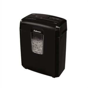 Fellowes 8Cd triturador de papel Corte cruzado 22 cm Negro