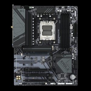 GIGABYTE B650 EAGLE AX Placa base - AMD Ryzen serie 9000, VRM de 12+2+2 fases, hasta 7600 MHz DDR5 (OC), 1xPCIe 5.0 + 2xPCIe 4.0 M.2, LAN GbE, WIFI 6E, USB 3.2 Gen 2