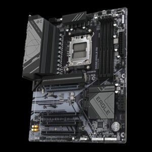 GIGABYTE B650 EAGLE AX Placa base - AMD Ryzen serie 9000, VRM de 12+2+2 fases, hasta 7600 MHz DDR5 (OC), 1xPCIe 5.0 + 2xPCIe 4.0 M.2, LAN GbE, WIFI 6E, USB 3.2 Gen 2