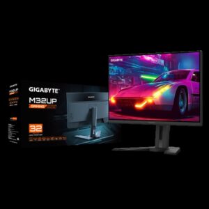 GIGABYTE M32UP 31.5" Monitor de juego UHD - 3840 x 2160, 160 Hz, 1 ms, 350 cd/m², AMD FreeSync Premium Pro, DisplayHDR 400, HDMI 2.1, Displayport 1.4 GIGABYTE M32UP 31.5" Monitor de juego UHD - 3840 x 2160, 160 Hz, 1 ms, 350 cd/m², AMD FreeSync Premium Pro, DisplayHDR 400, HDMI 2.1, Displayport 1.4