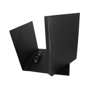 GRAFOPLAS Carpeta PVC 2 anillas 25mm folio negro