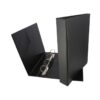 GRAFOPLAS Carpeta PVC 4 anillas 40mm folio negro