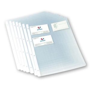 GRAFOPLAS Paq.10 fundas para tarjeteros A4