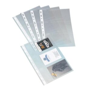 GRAFOPLAS Paq.10 fundas para tarjeteros cuarto