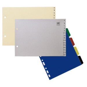 GRAFOPLAS Separador PP multitaladro 5h cuarto