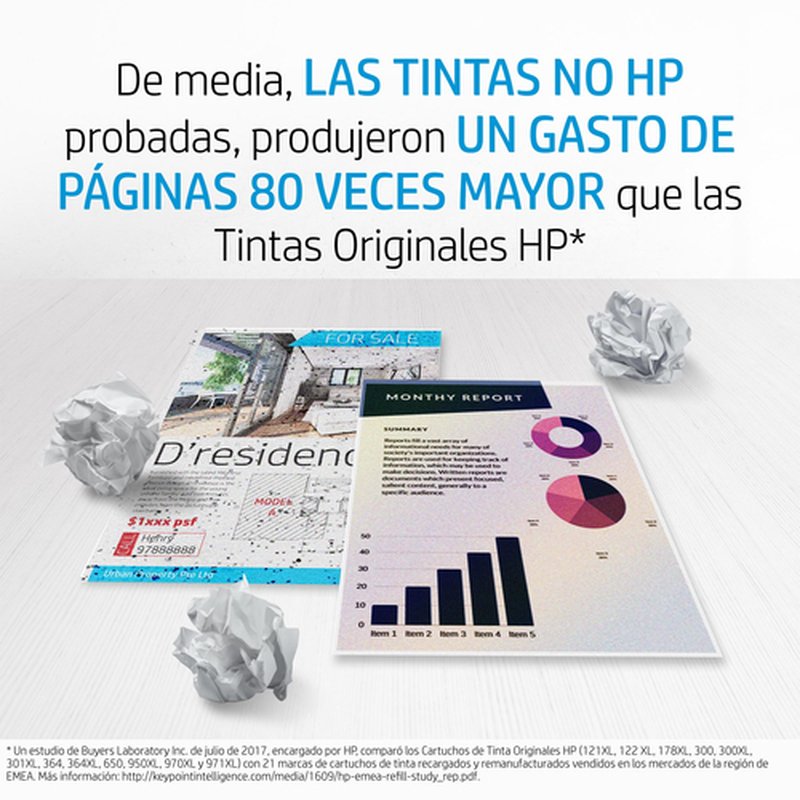 HP 953XL AC NEGRO TINTA BLISTER - Imagen 4