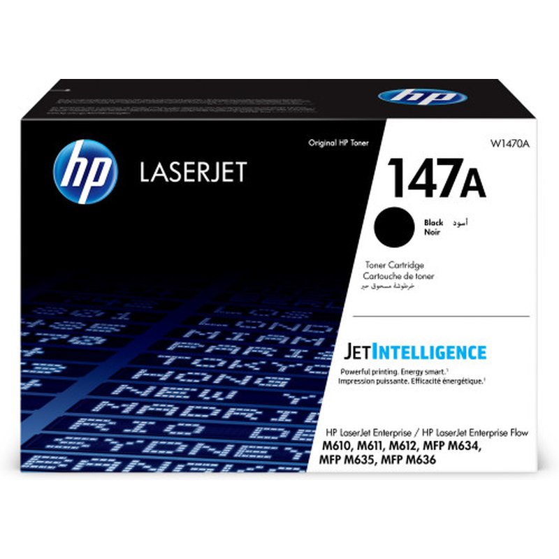 HP LaserJet Cartucho de tóner Original 147A negro HP LaserJet Cartucho de tóner Original 147A negro