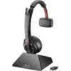 HP Poly Savi 8210 Auriculares Inalámbrico Diadema Oficina/Centro de llamadas Bluetooth Negro