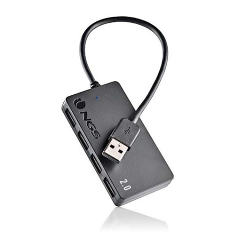 HUB NGS USB 4 PUERTOS BLACK HUB NGS USB 4 PUERTOS BLACK